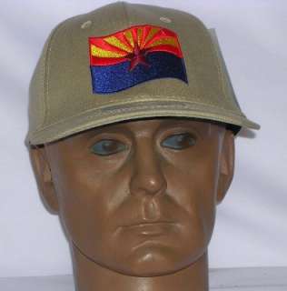 Arizona State Flag Baseball Cap Hat AZ Visor Golf  