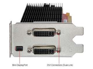   Dual link DVI I, 1x Dual link DVI D, 1x Mini DisplayPort, DirectX 11