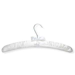 Honey Can Do White Unscented Satin Padded Hanger (6 Pack) HNGT01228 at 