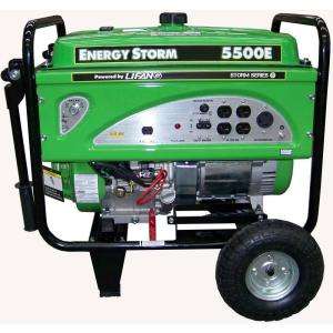 LIFAN 5500W Energy Storm Electric/Recoil Start Portable Generator with 