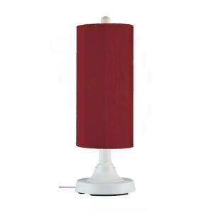 Patio Living Concepts 15 in. Coronado Table Lamp in White with 