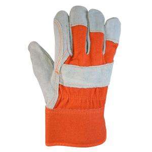   Cowhide Leather and Denim Large Work Gloves 5033 27 