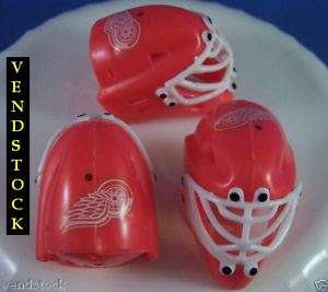 NHL HOCKEY GOALIE MASK CAKE TOPPERS DETROIT RED WINGS  