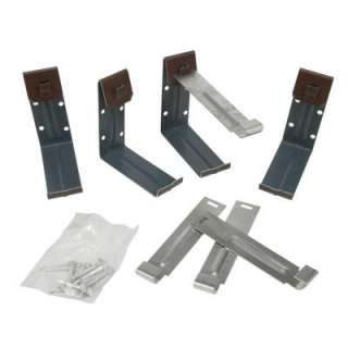 Amerimax Home Products 4 In. Galvanized Fascia Brackets (4 Pack 