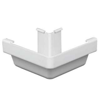 Amerimax Home Products White Vinyl K Style Drop Outlet M0503 at The 