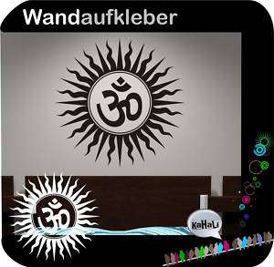 Om buddhismus ohm buddha Wandaufkleber Wandtattoo W314  