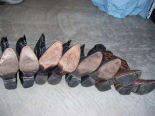 Mens Wholesale Lot 15 Western Leather Cowboy Boots (wb90)  