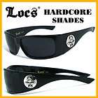 Locs Mens Designer Cholo Sunglasses   Black (CK) LC59