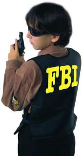Weste FBI Polizist Kinder Karneval Fasching Kostüm  