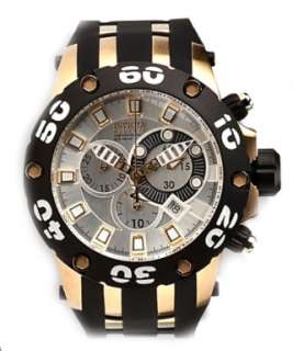 Invicta 0915 Scuba Specialty Reserve Gold Tone Chronograph Watch 