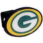 green bay packers 2 plastic trailer hitch cover with domed