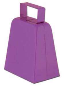 Purple Cow Bell Noise Makers School Game Days  
