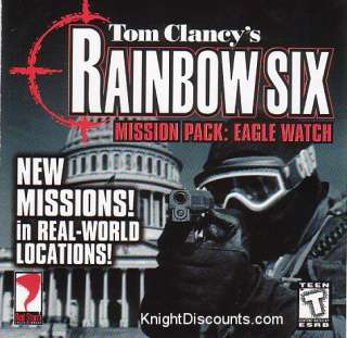 Rainbow Six EAGLE WATCH Shooter PC Game NEW Sealed 646227250042  