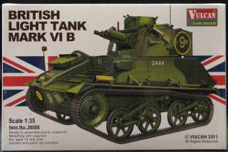 35 Vulcan BRITISH LIGHT TANK Mk VI B  