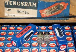 2x Vintage ECC85 TUNGSRAM / NIB TUBES  6AQ8  B719  6L12  