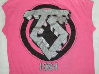 1984 TWISTED SISTER VTG STAY HUNGRY TOUR T SHIRT PINK  