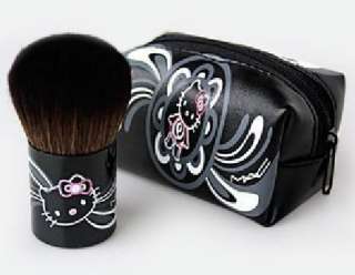 Brand New HelloKitty Makeup Kabuki Brush + Free Faux Leather Pouch 