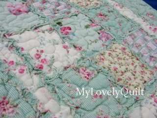 Up for sale is a gorgeous patchwork, quilted 100% cotton Rug with 