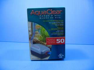 Hagen AquaClear #50 Air Pump   aquarium 20 50gal filter  
