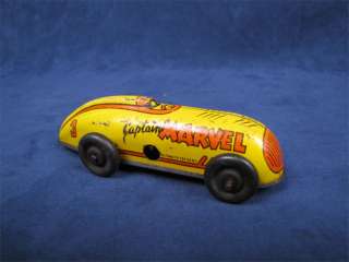 Vintage Captain Marvel Lightning Racer #3 Wind Up Car  