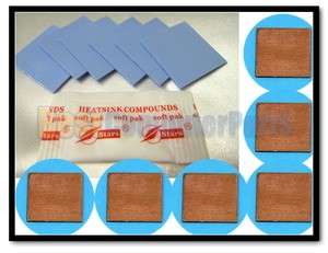   Cooling Silicone Thermal Pads Copper Shims Grease for CPU GPU IC Chips