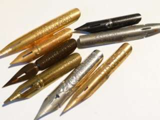   BOX JOHN HEATHS TELEPHONE PEN, NIBS for FOUNTAIN PENS Different Types