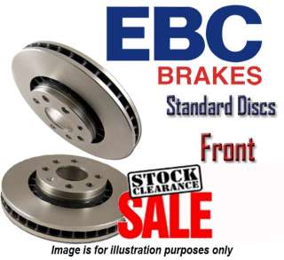 Front EBC Brake Discs PEUGEOT 206 1.6 2000   