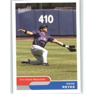  2004 Bazooka #261 Rene Reyes   Colorado Rockies (Baseball 