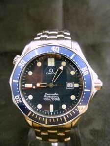   Seamaster 300m Professional Blue 2541.80 Quartz Watch SS Bond Large