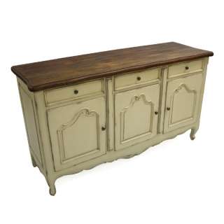 French rustic furniture ivory sideboard painted farmhouse funky 