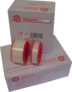 10 Rollen Rudafix Pflaster Fixierpflaster Transparent  