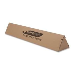  Triangle Mailing Tubes, 3x36, 12/PK, Brown Kraft Office 
