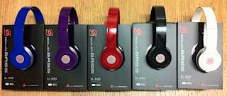 Solid Bass SL 800 Headphones for  Music Beats,iPods and iPhone 4/s 