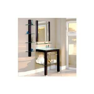  Decolav Espresso Finished Wood Vanity 5300T WH: Home 