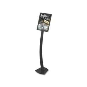  Deflect o Tabloid size Contemporary Sign Stand   Black 
