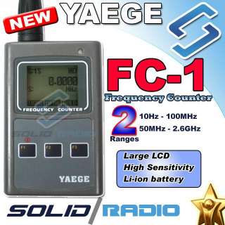 YAEGE FC1 Portable Frequency Counter 10Hz   2.6GHz  