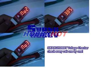 Swanghobby LiPolymer Battery Cell Voltage Checker MR009  