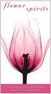 Flower Spirits 2012 2 Year Pocket Planner Calendar Book  
