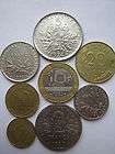Collection France pre Euro coins, 5 centimes to 10 Fran