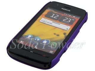 Hard Back Cover Case for Nokia 603 (Purple)  