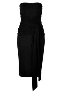   Black Strapless Infinity Dress by DONNA KARAN  the 