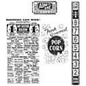   Anonymous Tim Holtz Cling Rubber Stamp Set   At The Movies 