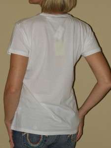 ETRO Milano White Paisley Print T Shirt Top M NWT $235  