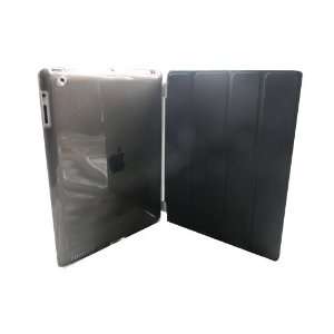  Smart Cover FRONT + Dark Gray Crystal Back Protector for Apple iPad 