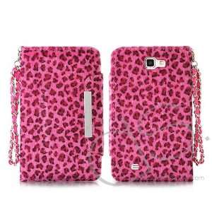  Leopardo Series Samsung Galaxy Note Flip Leather Case 