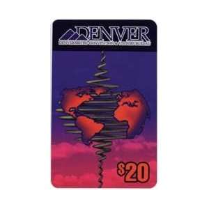  Collectible Phone Card $20. Connecting The World (Denver 