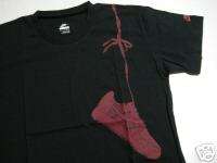 NIKE HECTIC x AIR FORCE1 SHOULDER TEE BLACK RED CROC XL  