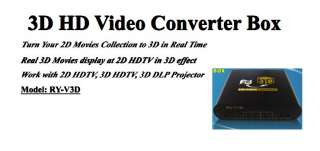 2D to 3D Conversion Signal Video Converter TV Movie Blue Ray Xbox 360 