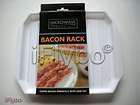 Microwave Bacon Rack Cooks Bacon Perfectly Less Fat NEW