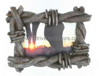 Barbwire Picture Frame 4 x 6  Western Ranch Texas Barbed Barb Wire 
